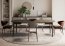 PLOT PT-05 (90-210 cm) Round extending dining table,dark oak