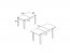 Doorset STO/130/175 Extendable dining table