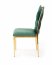 K436 Chair dark green/gold