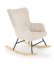 BELMIRO Rocking chair cream