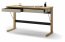 OLLIE OL-06 Desk with two drawers,oiled oak/cashmere