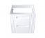 FIJI WHITE 82-60-D-2S Cabinet Under Washbasin 