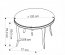 REGINALD_2 Round table - black glass