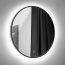 LUNA-FI 800 BLACK LUS LED Mirror with switch