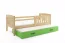 Cubus 2 Bed with two mattresses 200x90 pine/green