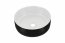 UM- CFP - 6259 Simple 8 white and black /BASIN 360x360x130 Izlietne