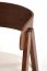 K562 Armchair Walnut / Light Beige