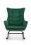 BAZALTO Rocking chair Dark green