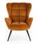 TYRION Armchair dark cinnamon