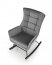 BAZALTO Rocking chair grey