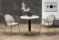 MORATA Round Table White marble/black/gold