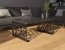 Semanier 45x100x70 Coffee table Black gloss