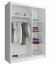 MAJA 2 LUS Graphite 130cm Sliding door wardrobe