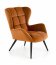 TYRION Armchair dark cinnamon