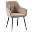 Light Brown Velvet Chair