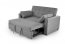 PAULINIO folding sofa color: grey