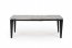 FELIX Dining table (extendable) gray marble / black