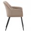 Light Brown Velvet Chair