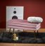 VELVA bench color: pink/gold