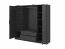 KELLY 4D RM Graphite Wardrobe