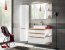 PLATINUM-White 840 Mirror cabinet 3D