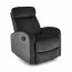 WONDER recliner Relaxsessel, Ruhesessel Mit Wippfunktion,Schwarz