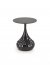 VERDE Coffee table black marble / black