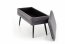 VELVA bench color: grey/black