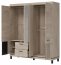 Mati-MT 16 Wardrobe with 5 doors and mirror