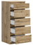 Version- Tetrix KOM5S Chest of drawers