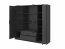 KELLY 4D RM Graphite Wardrobe