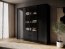 KELLY 4D RM Black Wardrobe