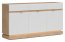MILTON-ML 03 Chest of drawers,Cremona torro oak/white matt