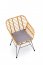 K541 Lounge chair natural / grey