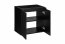 Nova-Black D2 82-60-2D Cabinet Under Washbasin 60 cm 2 Doors