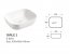 SMILE- 2 UM 50 DP Countertop washbasin