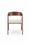 K562 Armchair Walnut / Light Beige