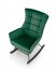 BAZALTO Rocking chair Dark green