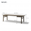 PLOT PT-01 (149-269 cm) Extendable dining table,dark oak