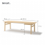 PLOT PT-01 (149-269 cm) Extendable dining table,light oak