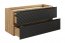 Ocean Black 82-120-2S Cabinet Under Washbasin 120 cm 2 Drawers