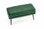 VELVA bench color: dark green/black