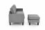 GERSON sofa with ottoman, color: grey