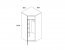 Doorset SZF NAR 1D Corner wardrobe