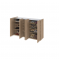 EASY EA-05 Additional shelves for chests EA-01,EA-03 (2 pcs) oak scandi