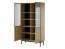 Japandy Oak Linea WT104 Glass-fronted cabinet