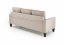 GERSON sofa with ottoman, color: beige