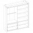 TAYA TA-02P 3x shelves for TA-02