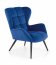 TYRION Armchair dark blue