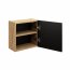 Ocean Black 83-35-1DQ Upper Cabinet Qubik 35 x 35 cm 1 Door